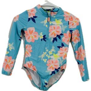 Carter's Blue‎ and Pink Rashguard Swimwear